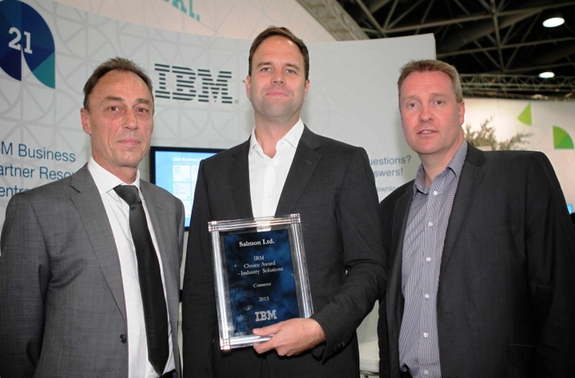 Salmon wins IBM Industry Solutions Choice Award for Commerce